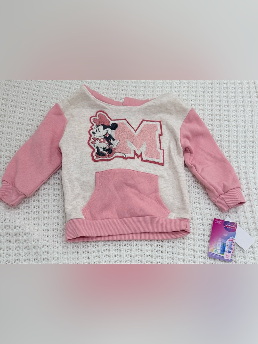 Disney Toddler Girls Minnie Mouse 2-pc. Pant Set in coral blush size 2T.